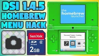 DSi Homebrew Menu On Firmware 1.4.5! (Camera App Hack)