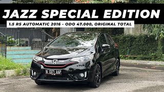 DIJUAL - HONDA JAZZ SPECIAL EDITION RS AUTOMATIC 2016, ORIGINAL TANGAN 1 LOW KM