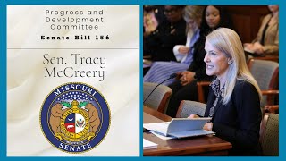 Missouri Sen. Tracy McCreery Presents SB 156 in Committee