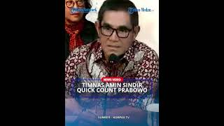 TIMNAS AMIN Skakmat Euforia Prabowo -Gibran Unggul Quick Count