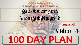 6வது தமிழ் - இலக்கணமும் மொழித்திறனும் (ஆன்லைன்மேனியா 100 Day Plan for TNPSC) - Day 06 - Video 4