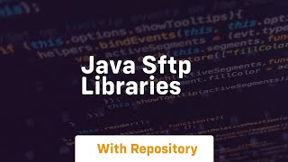 java sftp libraries