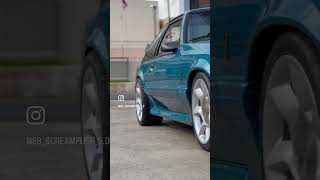 Soothing sounds of a vortech blown 347 93 cobra #foxbody #mustang #cobra