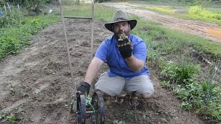 Garden Weeding: Double Wheel Oscillating Hoe