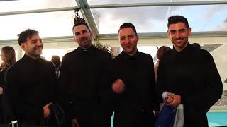 Stefania's dancers (Greece) @ Eurovision 2021 Turquoise Carpet Opening Ceremony | Interview