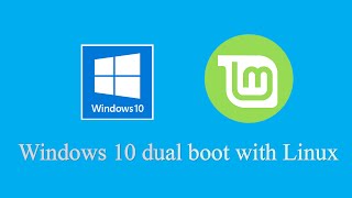 شرح تثبيت لينكس منت بجانب ويندوز  ~Windows 10 dual boot with linux ~