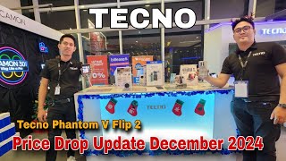 TECNO Price Drop Update December 2024, Tecno Phantom V Flip 2, Spark 30 5G, Camon 30 Series