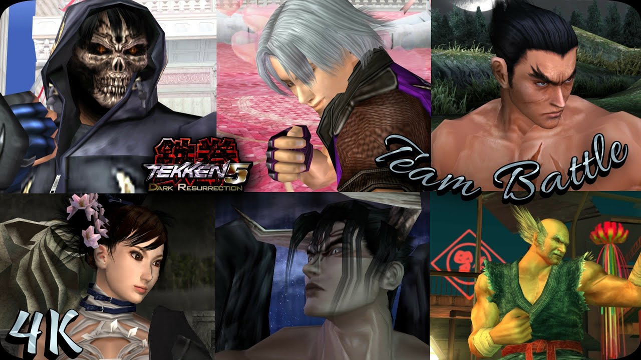 Tekken 5 Dark Resurrection(PSP) | Mishima Vs Mishima Family | Ultra ...