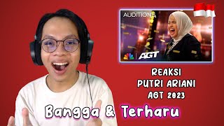 SPEKTAKULER ‼️ SEMUA PENONTON TERHARU | Putri Ariani | Auditions | AGT 2023 [REACTION]