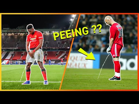 What happens if a footballer needs the toilet?