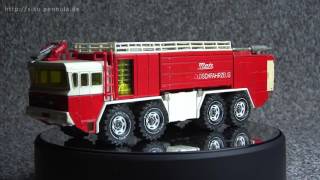 SIKU LKW Truck Metz V 332 Faun Flugfeldlöschfahrzeug Feuerwehr