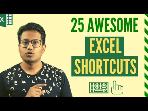 25 AWESOME Excel Keyboard Shortcuts (You Should Know)!