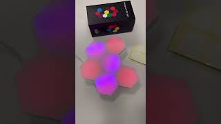 Satisfying HEXAGON LED Lights by LUMOONOSITY!!!🧡