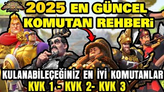 2025 En Güncel Komutan Rehberi:  Sizi Öne Çıkaracak Komutan Rehberi - İzle ! - Rise of Kingdoms