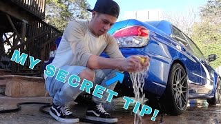 HOW TO PROPERLY CLEAN YOUR CAR! (FEAT. MY SUBARU WRX)