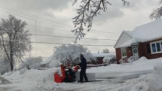 12/05/24 Ariens Kraken bought for 2023, BY FAR worth it. Damp/Heavy unusual pack road plow mound.