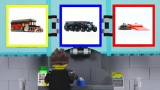 LEGO Experimental Train Flipper Truck! STOP MOTION LEGO Train Robbery | Billy Bricks