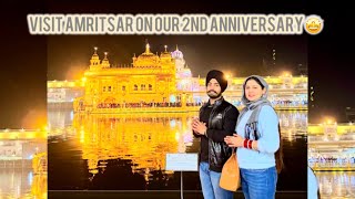 Visit amritsar on our 2nd anniversary 🤩 / punjabi vlog / mr mrs pawar