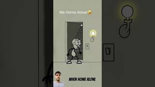 अंधकार का भय 🥶 #shorts #animation #homealone #funny #cartoon #comedy #trending #viralshort #youtube