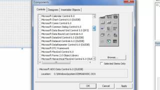 how to connect the Database in Visual Basic 6 0