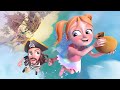 PiRATE iSLAND Adley Cartoon!!  Pirate vs Fairy in a Beach Battle for gold and treasure! 3D animation