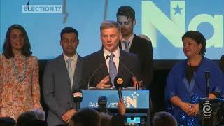 Bill English celebrates electoral result and thanks supporters