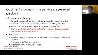 Smart Mobility Challenge -RideACTA: CMU first/last mile service 09.23.20