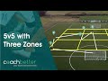 New 2021 drills | 5v5 with Three Zones | coachbetter