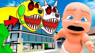 Baby Escapes EVIL TYLER AND SNOWI MONSTERS!