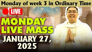 MONDAY FILIPINO MASS LIVE TODAY || JANUARY 27, 2025 || FR. JOWEL JOMARSUS GATUS