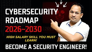 Cybersecurity Roadmap 2026–2030 | Network Security Engineer Roadmap | Future Skills & Career Path