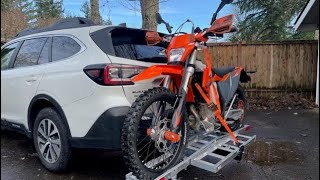 Haul Master 400 Lb. Motorcycle Hitch Carrier Review: 1 Year Ownership \u0026 10,000 Miles Update