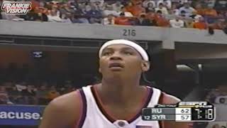 Young Carmelo Anthony Drops 30 Points vs Rutgers in His Last Syracuse Home Game