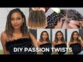 DIY Short Passion Twists Tutorial | My FAVORITE Protective Style