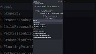 Simple Port Scanner in Python 🐍 | #shorts #python