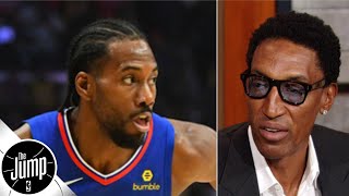 Scottie Pippen reacts to Kawhi Leonard's MJ-esque one-handed pump fake | The Jump