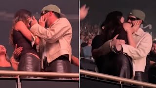 Kendall Jenner and Bad Bunny show rare display of PDA at Drake's LA concert