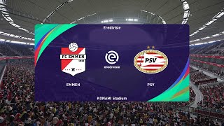 PES 2021 | FC Emmen vs PSV - Netherlands Eredivisie | 26/01/2021 | 1080p 60FPS