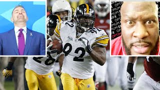 James Harrison & Kurt Warner React to Pick 6 in Super Bowl, "Tell Fitz don't run into his own guy!"
