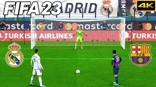 FIFA 23 - FC BARCELONA vs. REAL MADRID - Penalty Shootout - Ft. Messi, Ronaldo - UCL Final