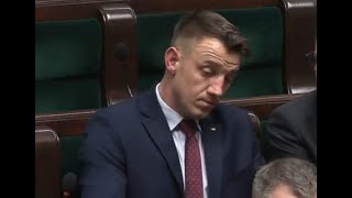 Poseł Wilk Pijany w Sejmie! Został Bohaterem Bo Przeprosił!