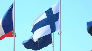 Finnish flag raised at NATO as Nordic nation joins alliance | AFP