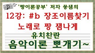 [쏭퀸]쏭쌤의 유치찬란 음악이론 12강.#b장조이름 찾기