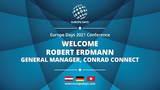 Corporates pitch startups: Conrad - Europe Days 2021