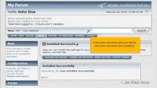 f How to manage and install themes in SMF