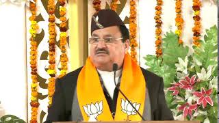 BJP National President Shri JP Nadda addresses public meeting in Kotdwar, Uttarakhand