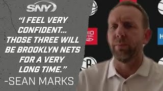 Nets GM Sean Marks confident Kyrie Irving & James Harden will sign extensions | Brooklyn Nets | SNY