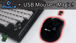 Retro Meets Modern: USB Mouse on a Commodore Plus/4 via Raspberry Pi  #commodore #retro #python