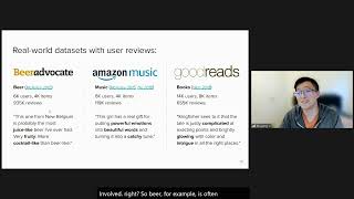 Session 7:Self Supervised Bot Play for Transcript Free Conversational Recommendation with Rationales