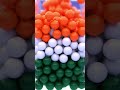 tricolor ball drop indian flag 3danimation